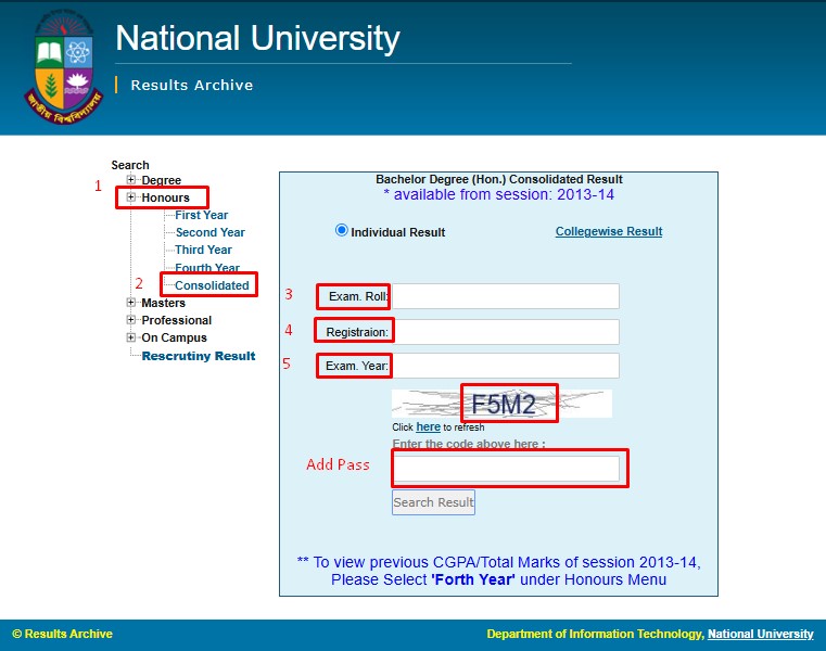 NU Results